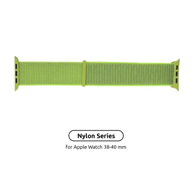 Ремінець до смарт-годинника Armorstandart Nylon Band для Apple Watch 42 (Series 11-10)/41/40/38 Light Green (ARM57849)