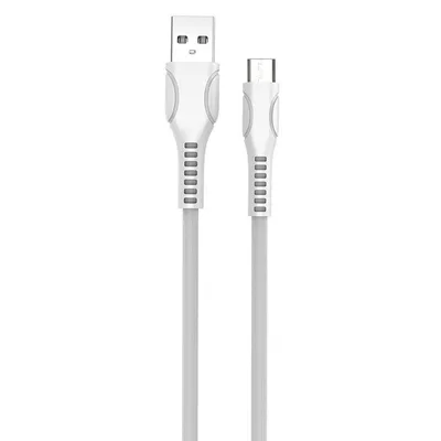 Дата кабель USB 2.0 AM to Micro 5P 1.0m line-drawing white ColorWay (CW-CBUM028-WH)