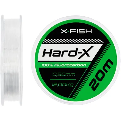 Флюорокарбон X-Fish Hard-X 20m (clear) 0.50mm 12.00kg (1917.03.90)