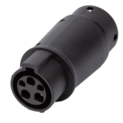 Розетка для заряджання електромобіля HiSmart Type 2 (Female) - Type 1 (Male) (EV200481)