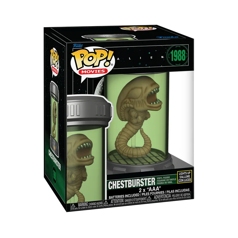 Фігурка Funko Pop серії Чужий S2 - Ксеноморф у капсулі (світло) (90318F)