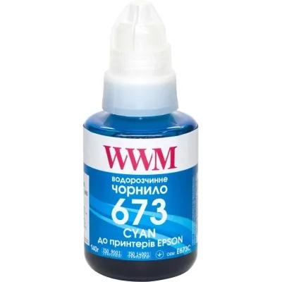 Чорнило WWM Epson L800 140г Cyan (E673C)