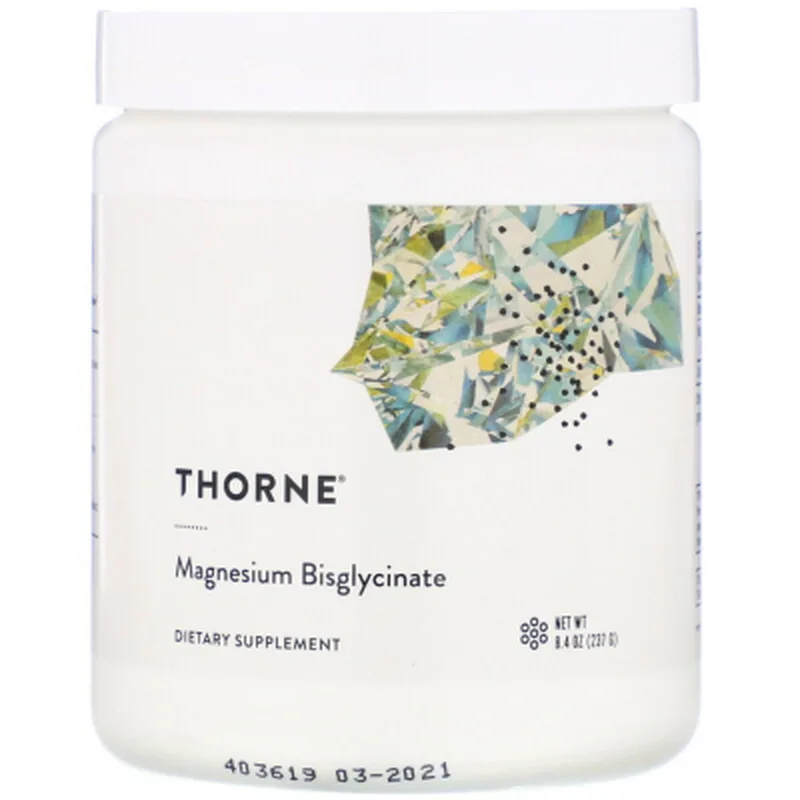 Мінерали Thorne Research Магній Бісгліцінат, 8,4 унції (237 гр) (THR-00644)