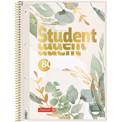 Книга записна Brunnen Коледж-блок А4 Premium Bloom, лінія 80 аркушів (10-679 27 23)
