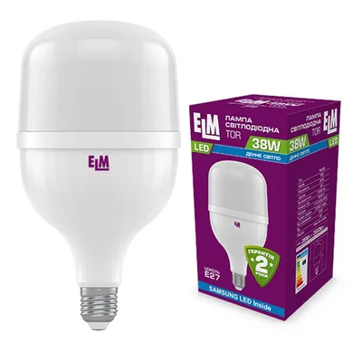 Лампочка ELM TOR 38W PA20S E27 6500K (18-0190)