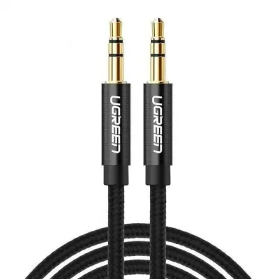 Кабель мультимедійний 3.5mm M to 3.5mm M 1.0m AV112 black Ugreen (50361)
