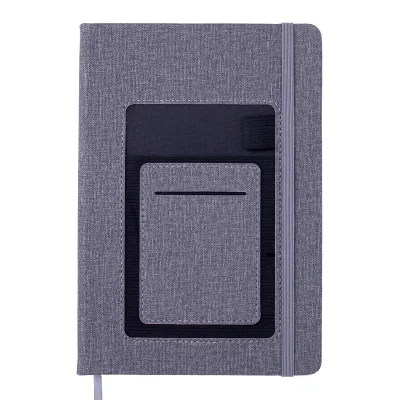 Книга записна Buromax COMFORT А5 96 аркушів крапка, сірий (BM.295309-09)