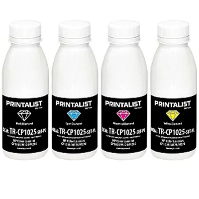 Тонер HP CLJ CP1025/M175/M275 SET Black 40г/Сolor 35г Printalist (TR-CP1025-SET-PL)