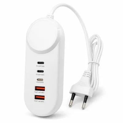 Зарядний пристрій XoKo 2xUSB QC 18W + 2xUSB-C PD35W (XK-QC-505)