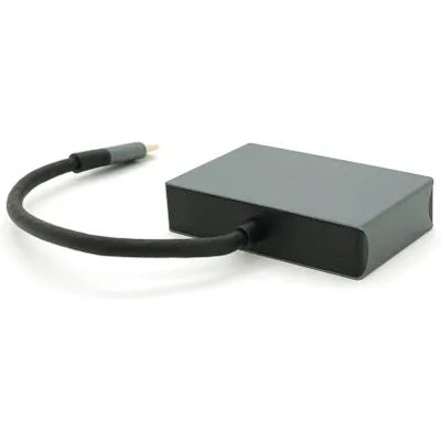 Концентратор Voltronic USB-C 2-in-1 HDMI + VGA 0.23m silver (YT-HTC2in1)
