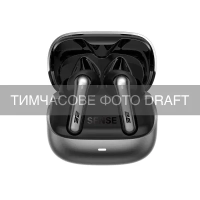 Навушники 2E Sense Black (2E-EBTWS6BK)
