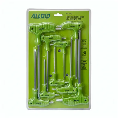 Ключ Alloid вигнутий TORX, 9шт. (NTR-0912)