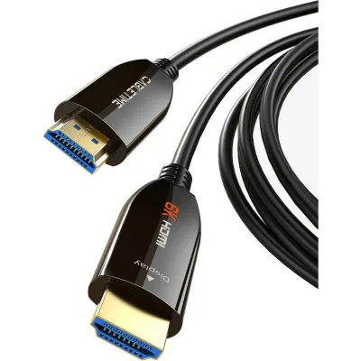 Кабель мультимедійний HDMI M to HDMI M 100.0m V2.1 AOC Cabletime (CA914555)