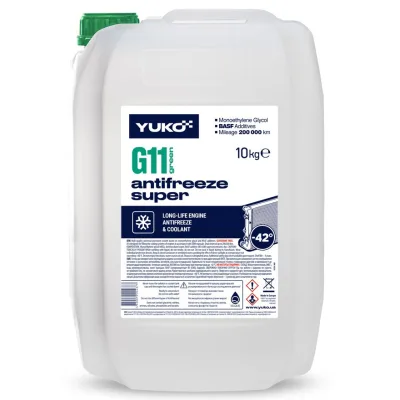 Антифриз Yuko -40 Super G11 зелен. 9л (10 кг.) (4820070244373)
