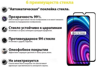 Скло захисне BeCover Realme C25Y Black (707139)