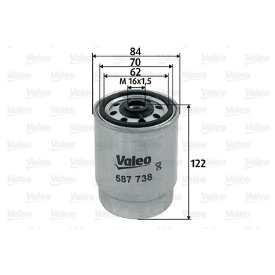 Фільтр паливний Valeo 587738