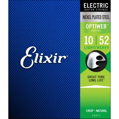 Струни для гітари Elixir 19077 Optiweb Nickel Plated Steel Light/Heavy (10-52) (283944)