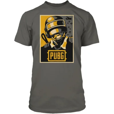 Футболка Jinx PUBG - Hope Poster Premium Tee Charcoal, L (JINX-8775 CHL)
