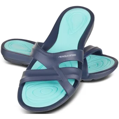 Шльопанці Aqua Speed Panama 513-10 темно-синій, бірюзовий 40 (5908217666055)