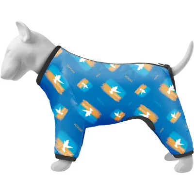 Дощовик для тварин Collar WAUDOG Clothes Прапор S40 В 56-59 см, С 37-40 см (5340-0229)