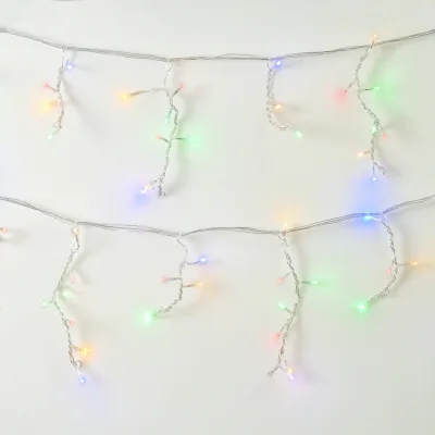 Гірлянда YES! Fun Бахрома 84 LED Різнокольорова 2 м Статична Конектор (974847)