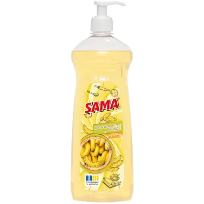 Засіб для ручного миття посуду Sama Banana 1000 г (4820270632123)
