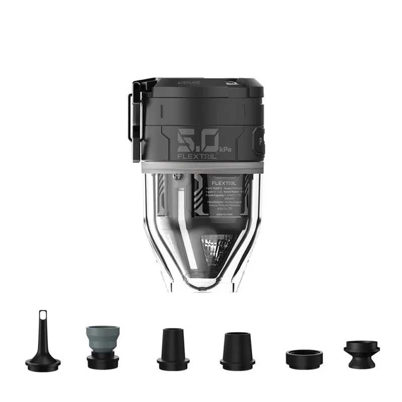 Ліхтар Flextail Max Pump 3 з функцією насосу чорний (MP3G650-BK-i)