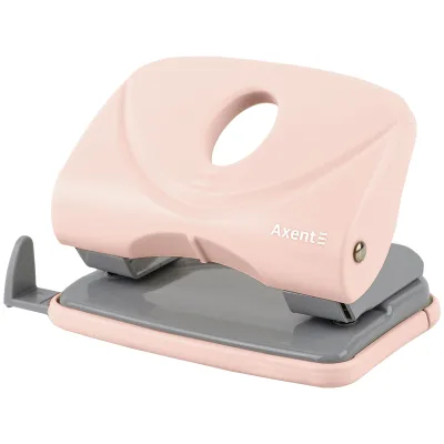 Діркопробивач Axent Welle-2 з пластиковий верх, 20 арк,Pastelini, рожевий (3820-10-A)