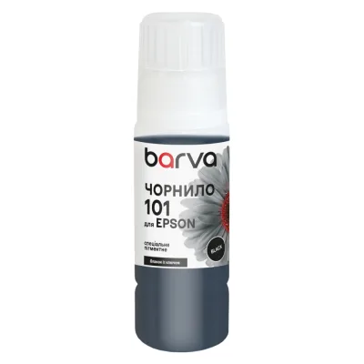 Чорнило Barva Epson 101 70 мл, BK, OneKey, pigmented (E101-558e)