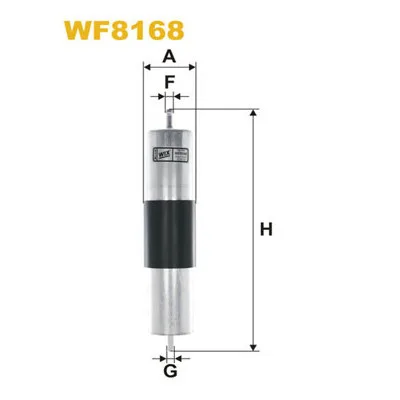 Фільтр паливний Wixfiltron WF8168