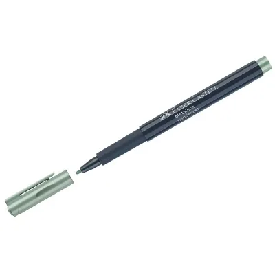 Маркер Faber-Castell металік для декору Metallics Marker Wanderlust, M (1,5 мм), колір зелений (30351)