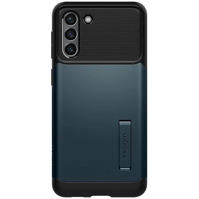 Чохол-накладка Spigen Slim Armor для Samsung Galaxy S21 SM-G991 Metal Slate (ACS02444)