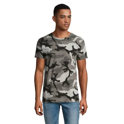 Футболка Sol's Camo men сірий камо XL (01188521XL)