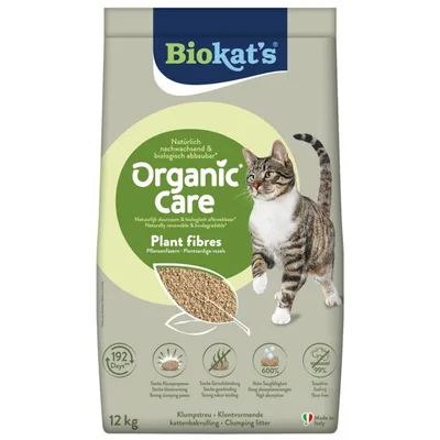 Наповнювач для туалету Biokat's Organic Care рослинний 30 л/12 кг (4002064617435)