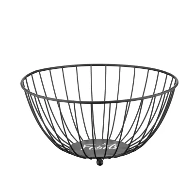 Фруктовниця Ardesto Midori 28х28х13см, метал, чорний (AR0903B)