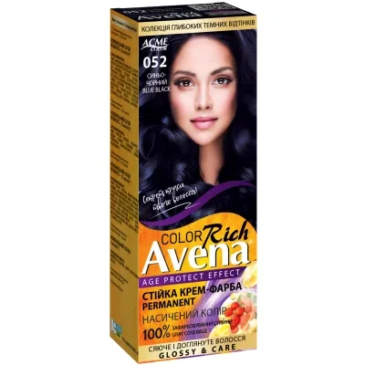 Фарба для волосся Acme Color Avena Rich Color Стійка 052 - Синьо-чорний (4823115502643)