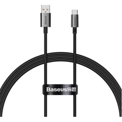 Дата кабель USB 2.0 AM to USB-C 1.0m Superior Fast Charging 100W cluster black Baseus (P10320102114-00)