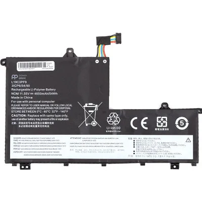 Акумулятор до ноутбука LENOVO ThinkBook 14-IML (L19C3PF9) 11.55V 4650mAh PowerPlant (NB482146)