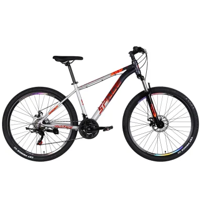 Велосипед Space 27.5" PHAETON DD FR рама-17" AL 2026 сіро-сріблястий (OPS-SP-27.5-082)