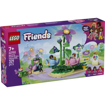 Конструктор LEGO Friends Карусель із квітами й чашками та казкова фотобудка (42702)
