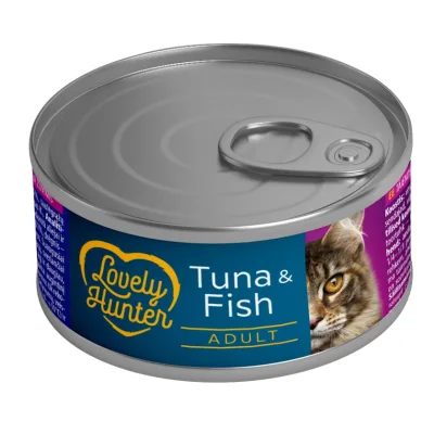 Консерви для котів Lovely Hunter Adult cats Tuna & Fish 85 г (LHU45469)