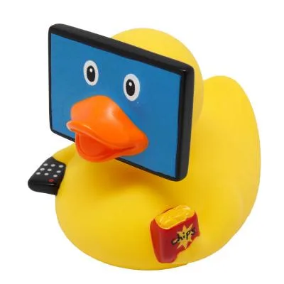 Іграшка для ванної Funny Ducks TV утка (L1907)