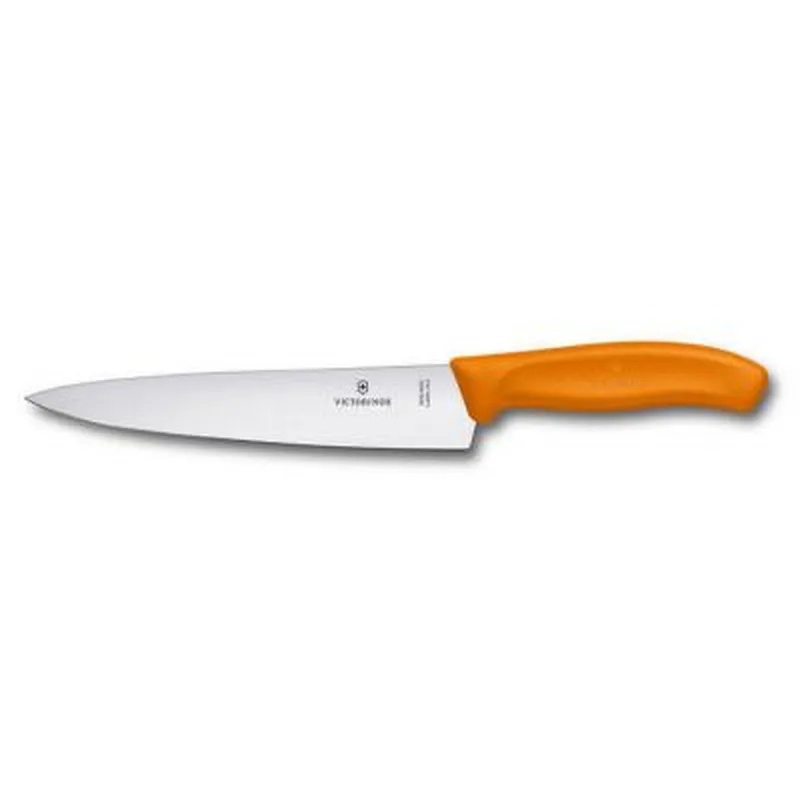 Кухонний ніж Victorinox SwissClassic шيفівський 19 см, помаранчевий (6.8006.19L9B)