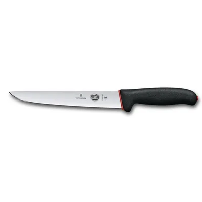 Обробний ніж для м'яса Victorinox DUAL GRIP 20см чорний 5.5503.20D