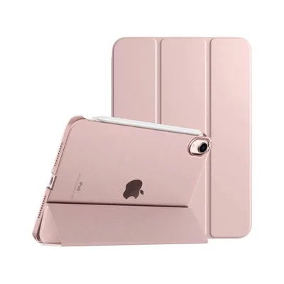 Чохол до планшета BeCover Tri Fold Hard Apple iPad Mini 7 2024 Pink (712454)