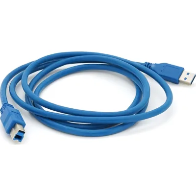 Кабель для принтера USB 3.0 AM/BM 1.8m blue Voltronic (YT-3.0AM\BM-1.8BL)