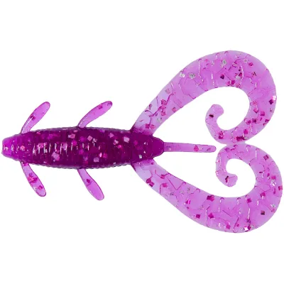 Силікон рибальський Reins G-Tail Twin 2" 428 Purple Dynamite (10 шт/уп.) (1552.10.10)