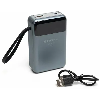 Батарея універсальна Hölmer NRG-03 Hippo 20000mAh 65W Black (NRG-03 Hippo)
