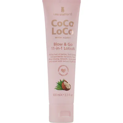 Крем для волосся Lee Stafford Coco Loco With Agave Blow & Go 11-in-1 Lotion 100 мл (4060282702868)