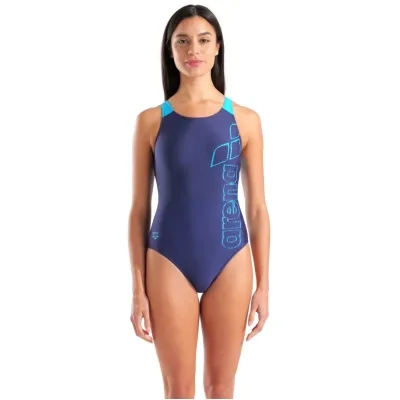 Купальник Arena Scratchy Swimsuit V Back 010264-780 синій, блакитний 42 (3468337637745)